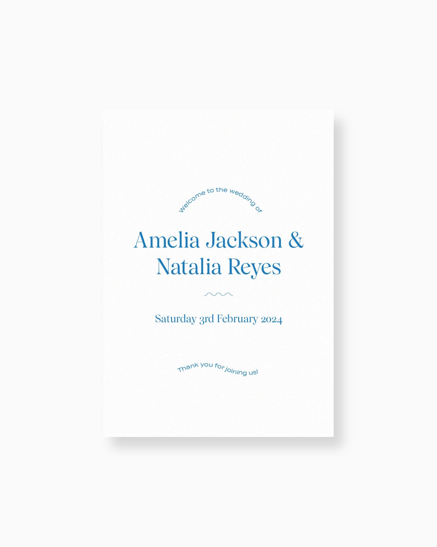 Peppermint Press On the Day Wave Order of Service