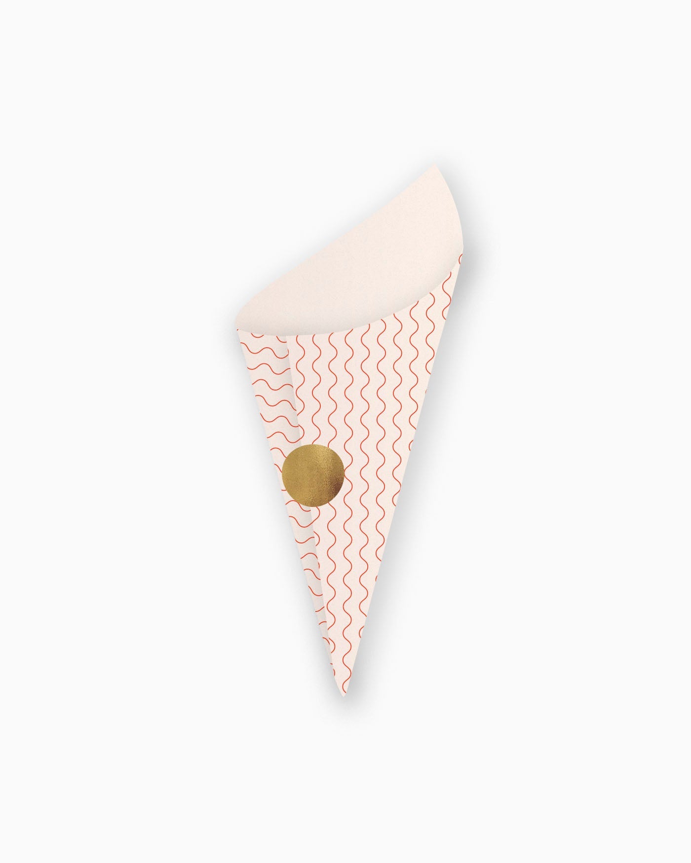 Peppermint Press On the Day Wave Petal Cone