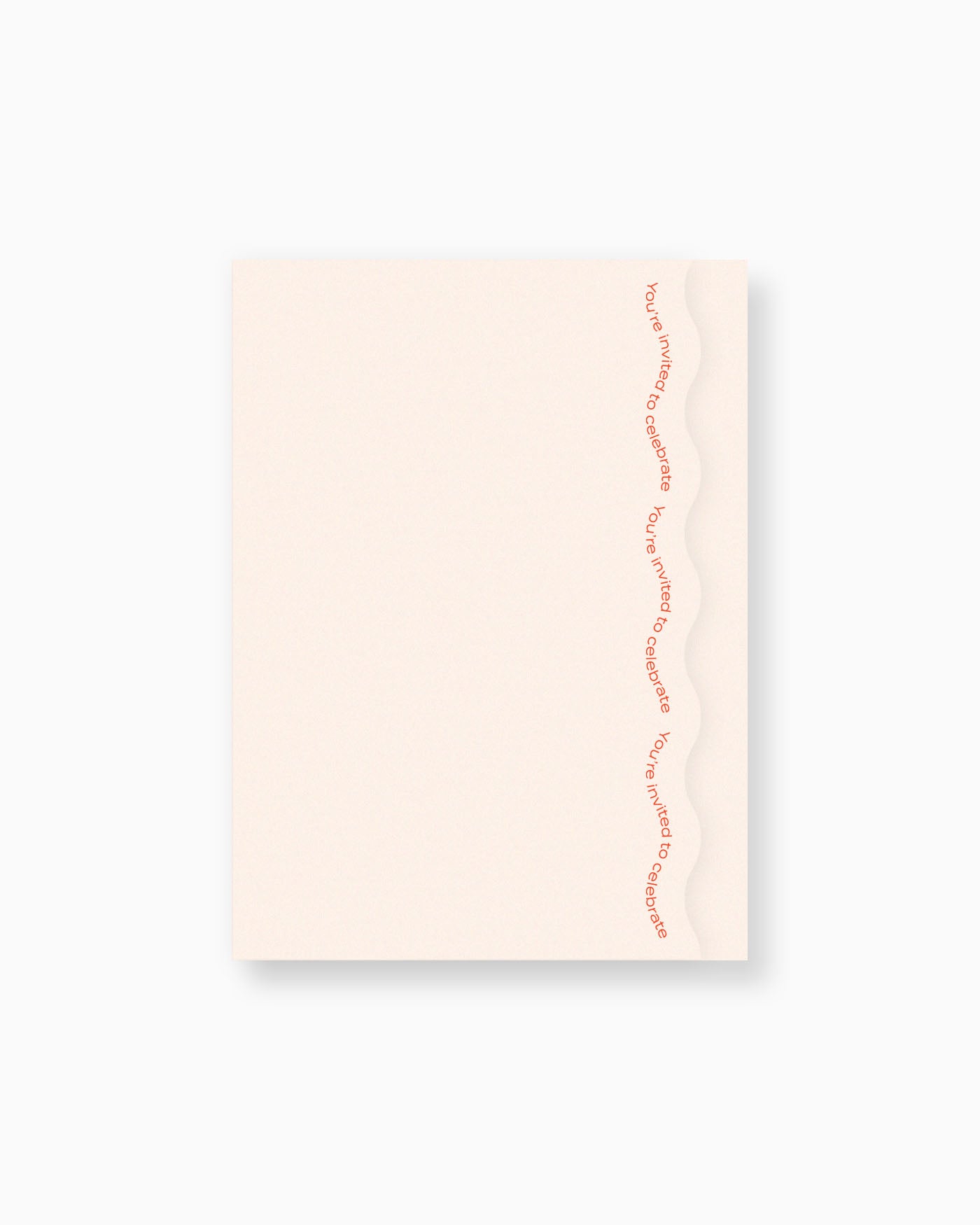Peppermint Press Stationery Suite Wave Invitation Pocket