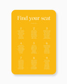 Peppermint Press On the Day Wave Seating Chart