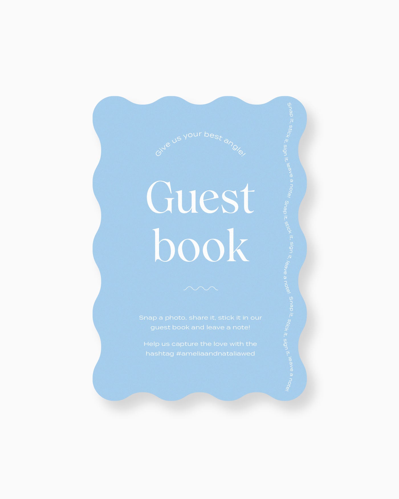 Peppermint Press On the Day Wave Small Signage Package