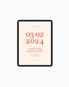 Peppermint Press eItems Wave eSave the Date