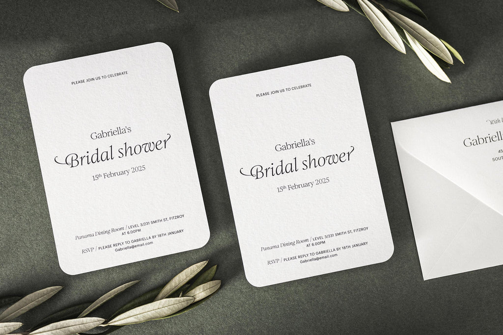 A little guide to bridal shower invitations