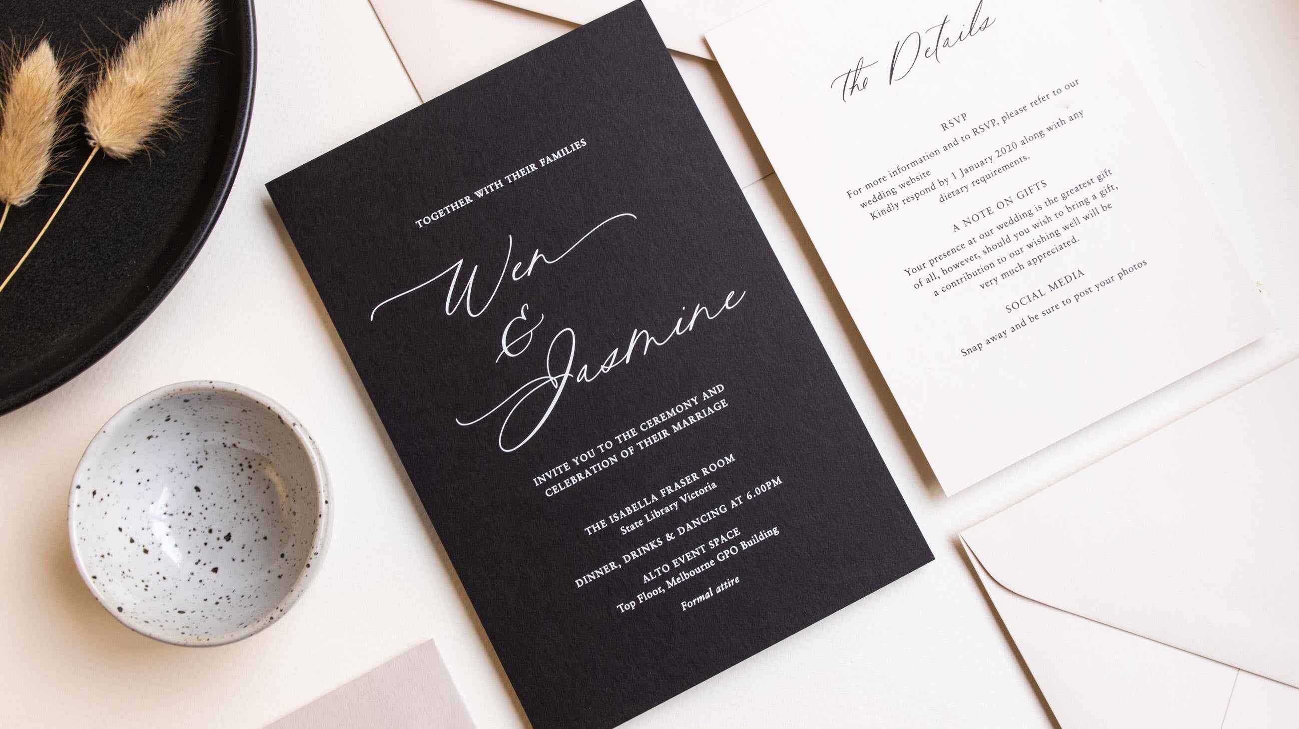 Our top 5 elegant wedding invitations