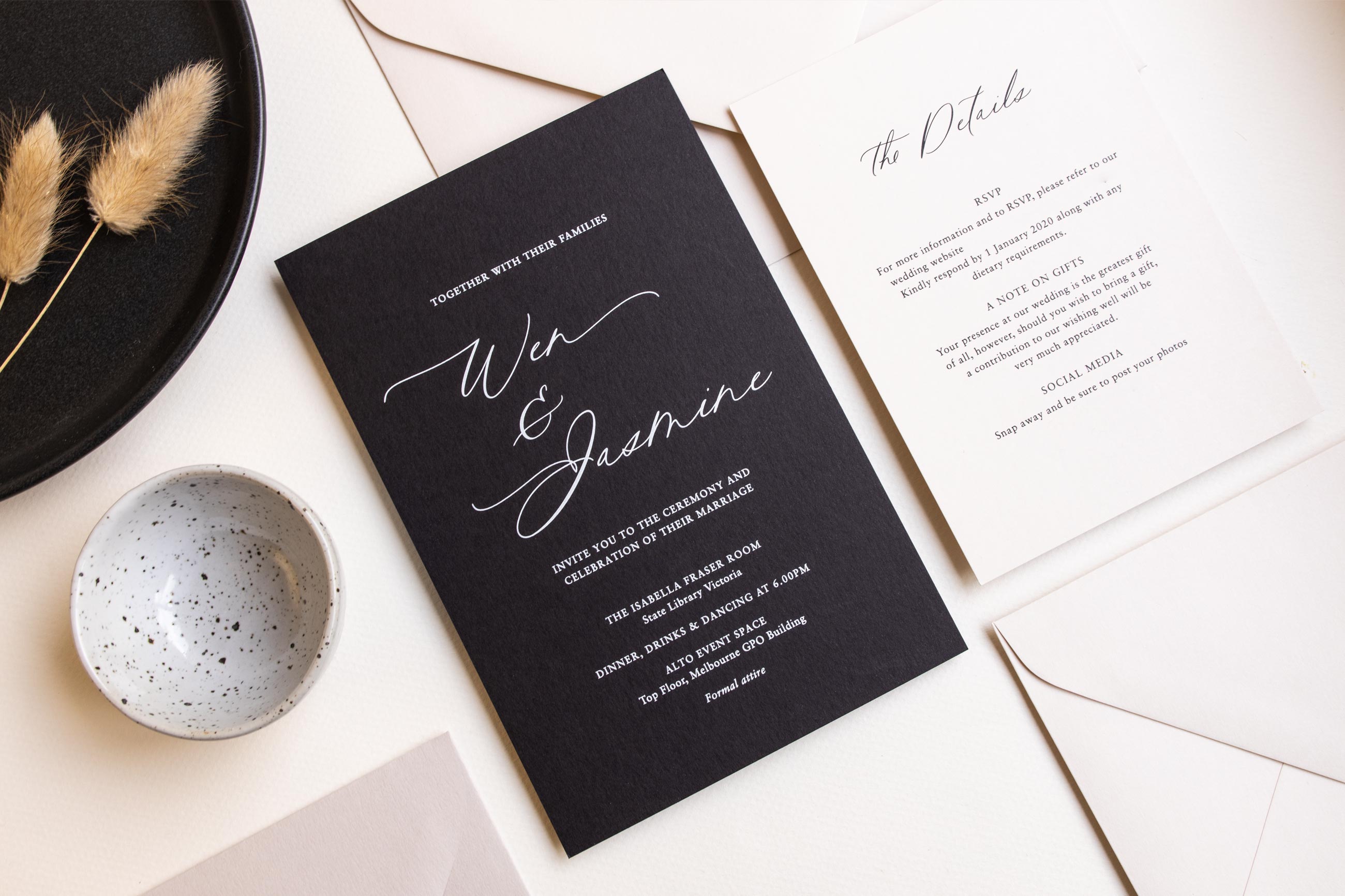 Our top 5 elegant wedding invitations