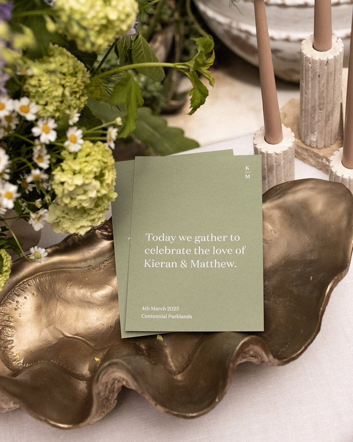 Everything you need to know about wedding ceremony booklets