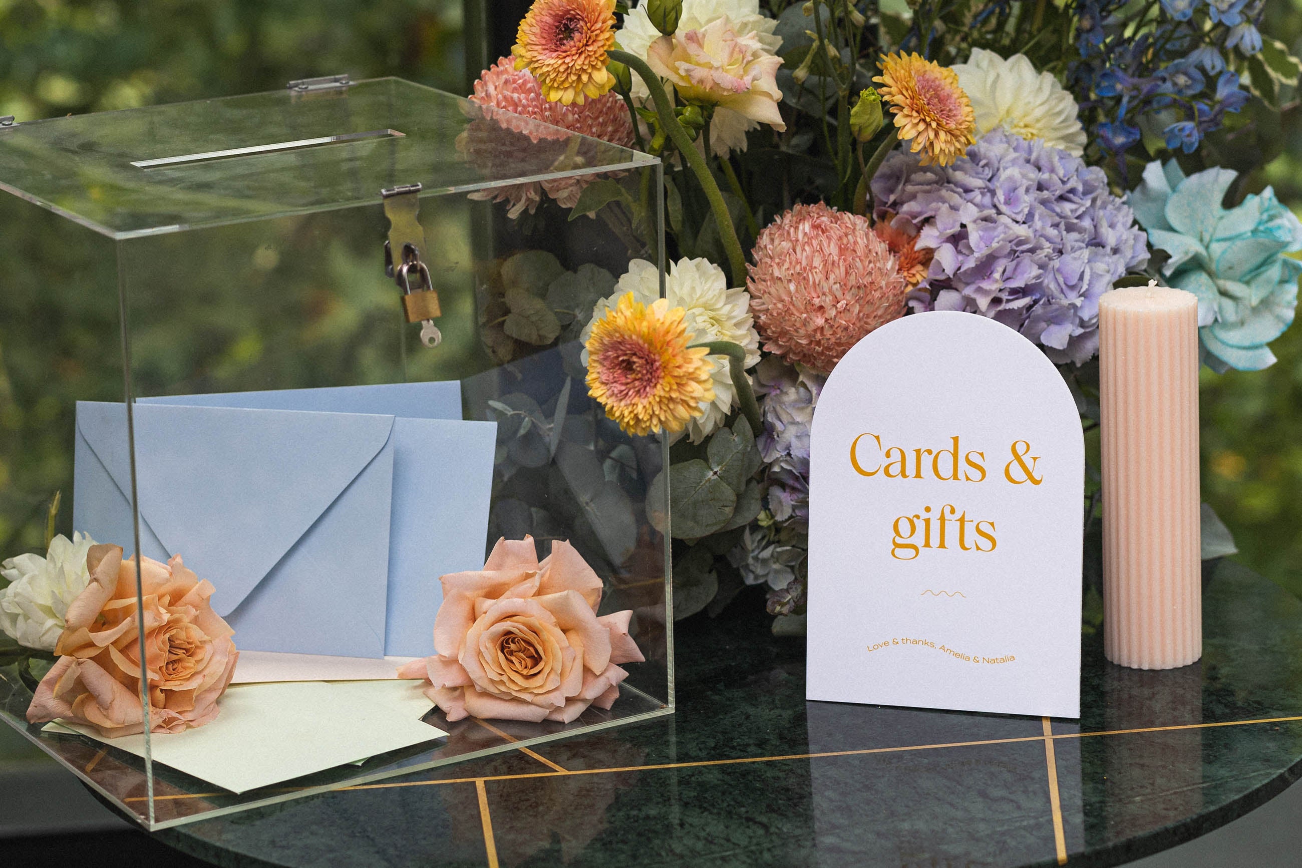 Your Complete List Of On The Day Wedding Stationery