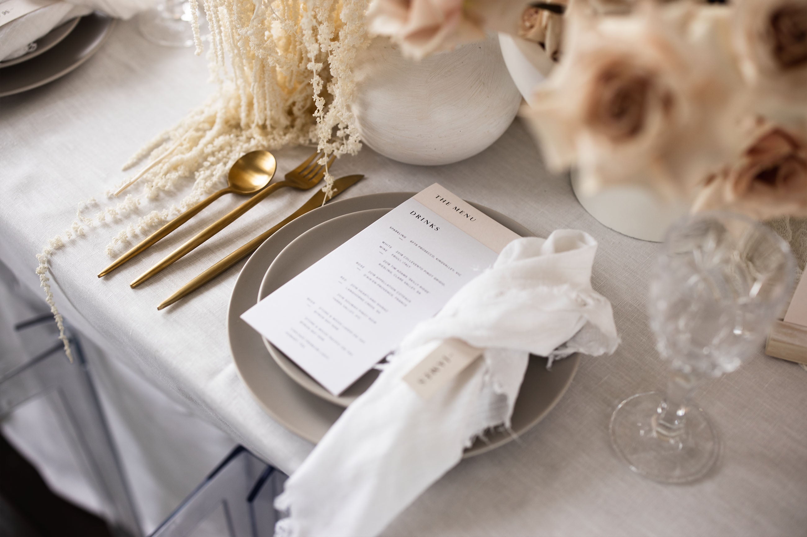 Wedding Menus