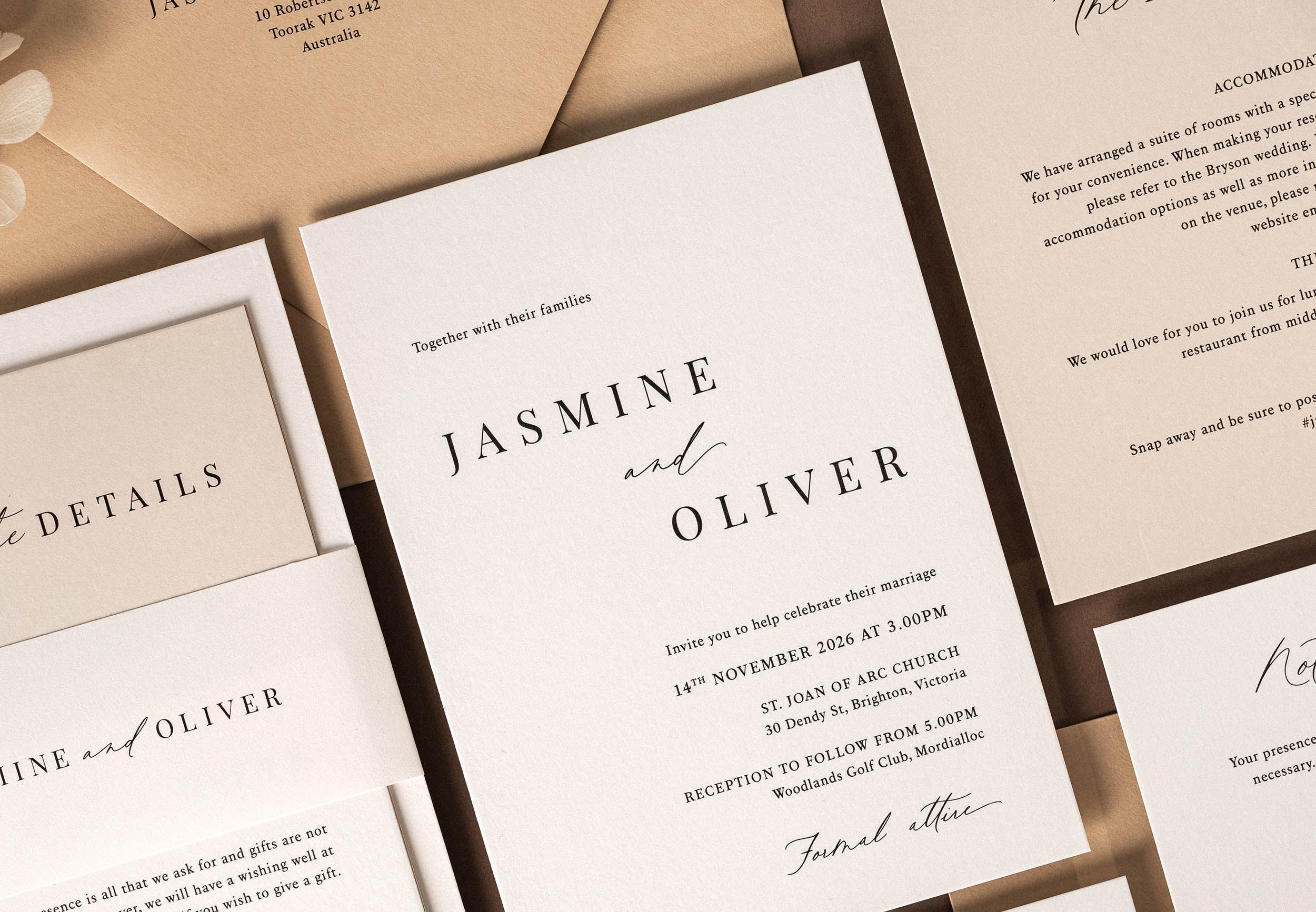 Soleil Invitation Suite