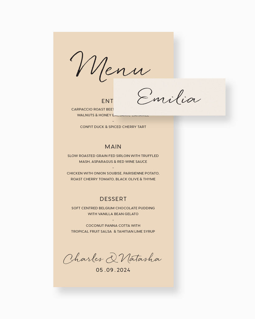Menu Packages Peppermint Press