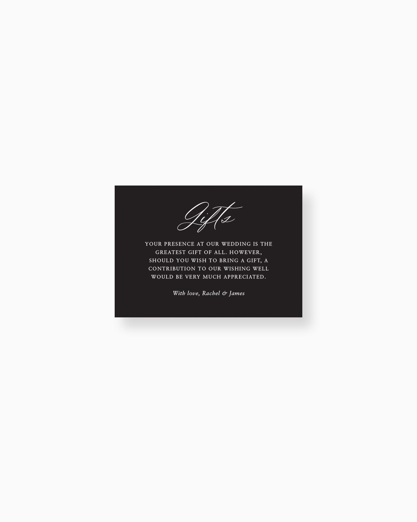 Amour Note on Gifts mockup