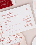Charlie RSVP Card styled photograph