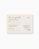 Clair RSVP Card mockup