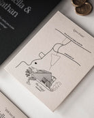 Estate Map Card styled photograph