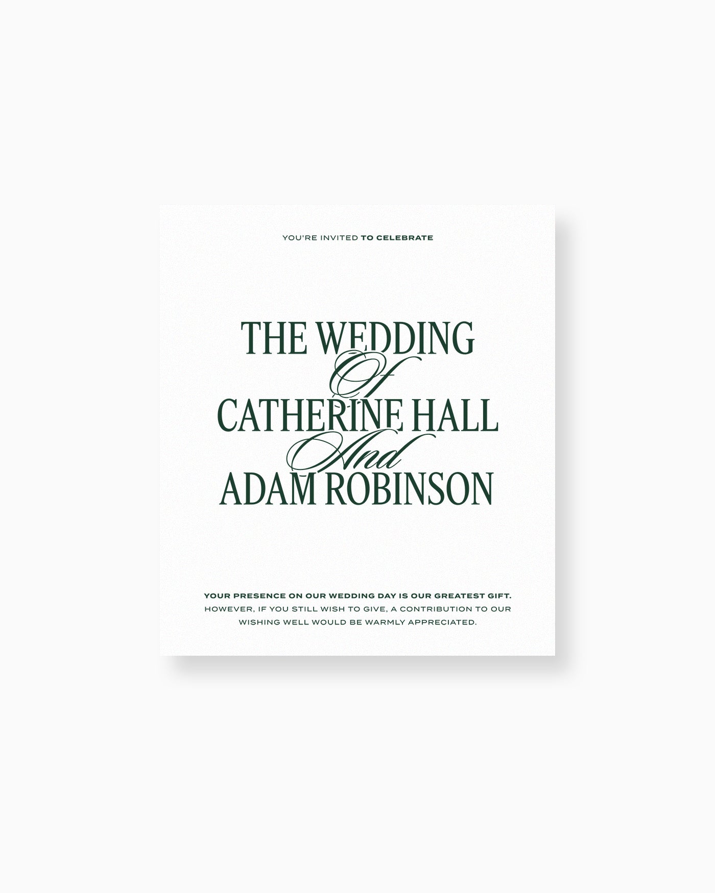 Heritage Note on Gifts mockup