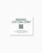Heritage RSVP Card mockup