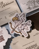 Ink Wash Cupid Insert Card second styled photograph