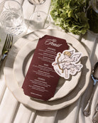 Ink Wash Cupid Place Card styled photograph