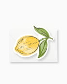 Ink Wash Lemon Save the Date mockup