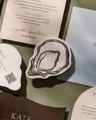 Ink Wash Oyster Insert Card styled photograph