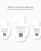 Ink Wash Statue Insert Card matching collection mockup