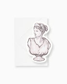 Ink Wash Statue Save the Date mockup