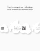 Ink Wash Tomato Vine Insert Card matching collection mockup