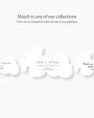Ink Wash Tomato Vine Save the Date matching collection mockup