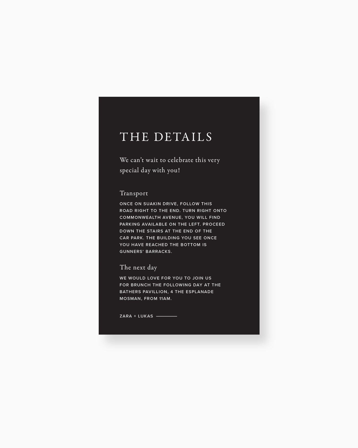 Magnolia Details Card mockup