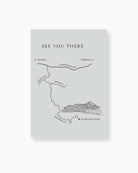 Melbourne Map Card mockup