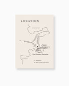 Milan Map Card mockup