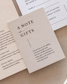 Milan Note on Gifts styled photograph