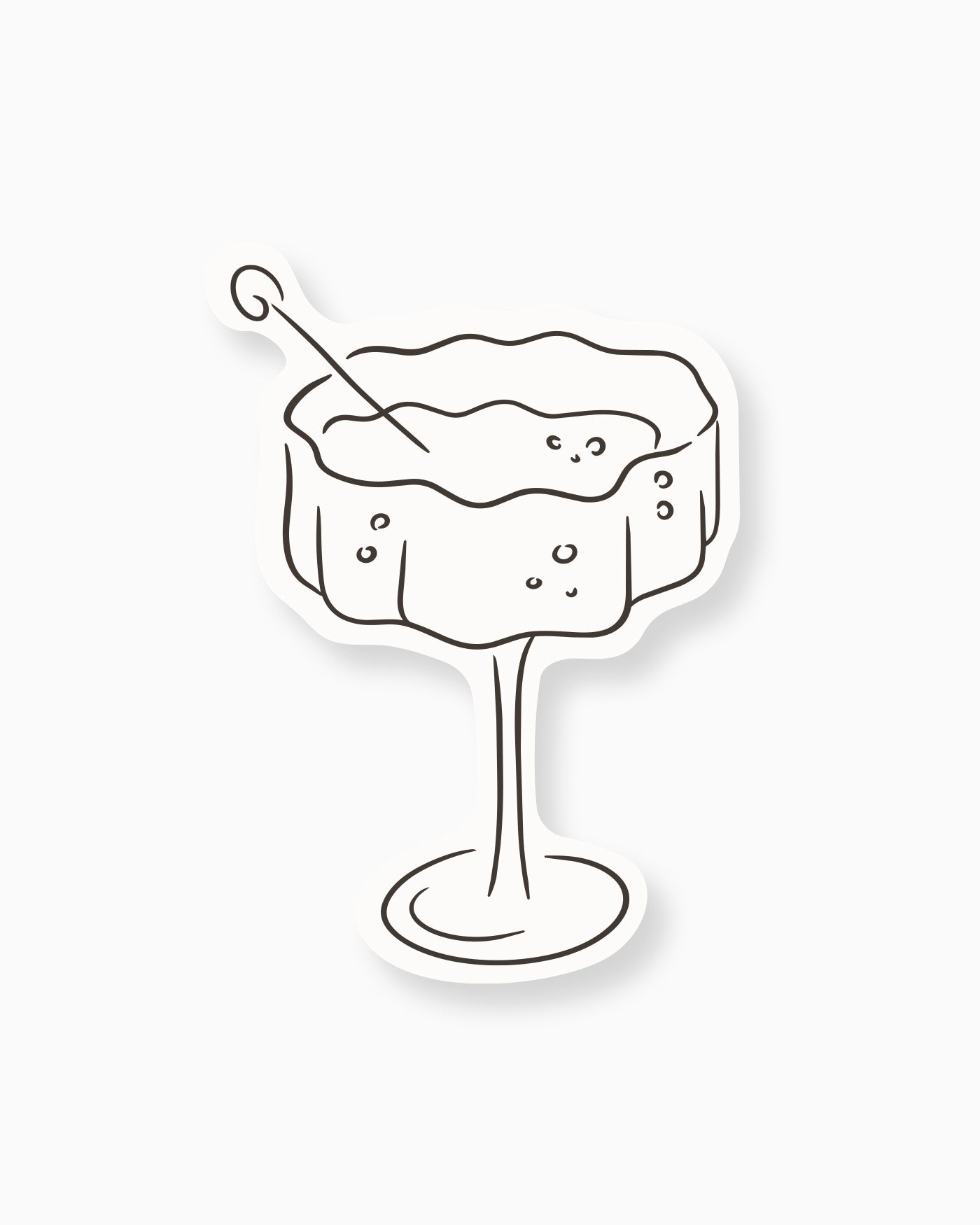 Minimal Champagne Coup Insert Card mockup