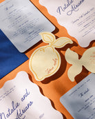 Minimal Lemon Insert Card styled photograph