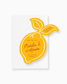 Minimal Lemon Save the Date mockup