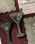 Minimal Martini Insert Card second styled photograph