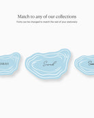 Minimal Oyster Place Card matching collection mockup