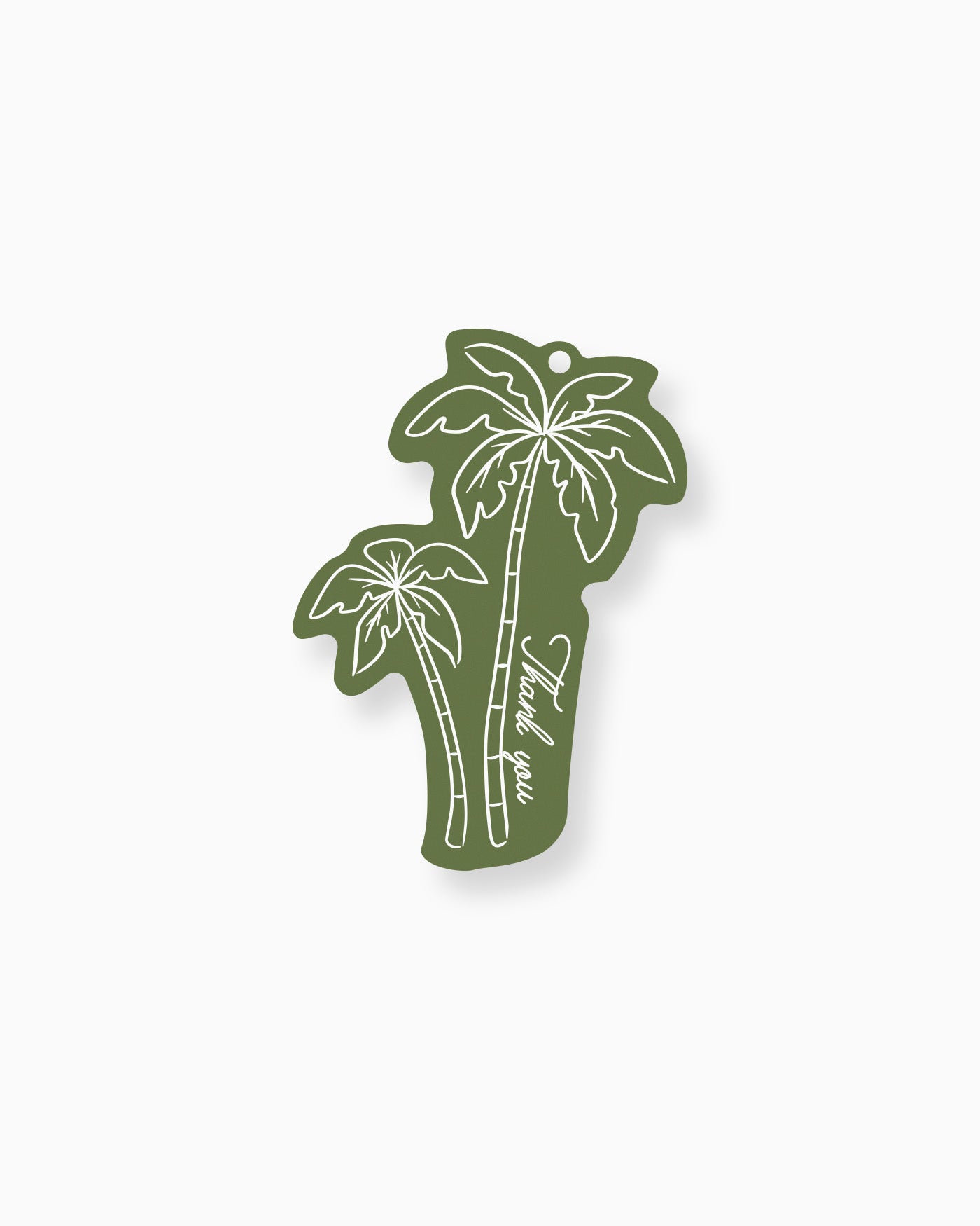 Minimal Palm Trees Favour Tag mockup