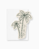 Minimal Palm Trees Save the Date mockup