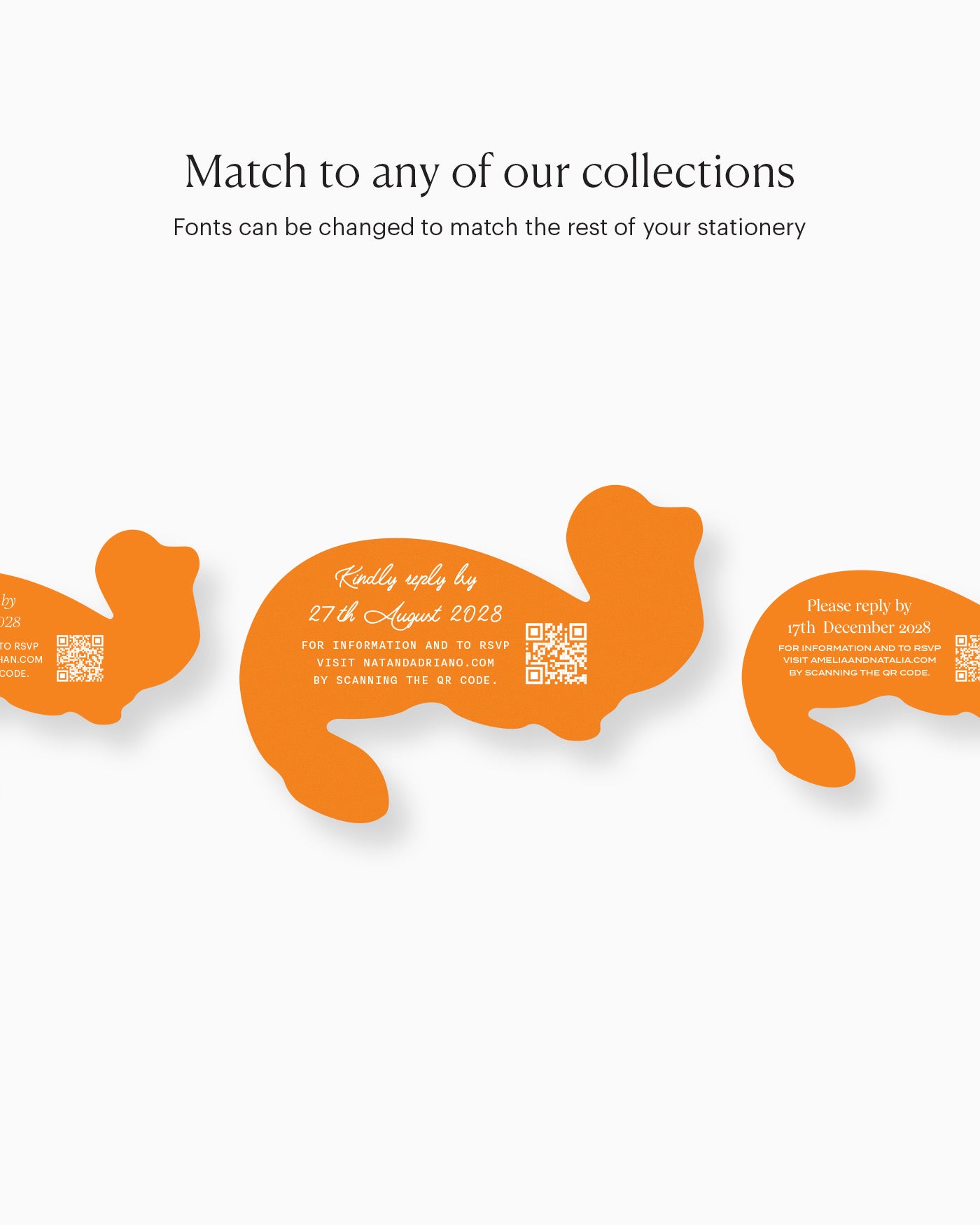 Minimal Prawn Insert Card matching collection mockup