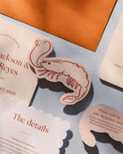Minimal Prawn Insert Card second styled photograph