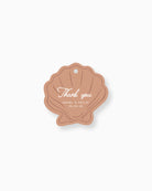 Minimal Shell Favour Tag mockup
