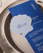 Minimal Shell Place Card second styled photograph
