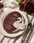Minimal Swan Place Card second styled photograph