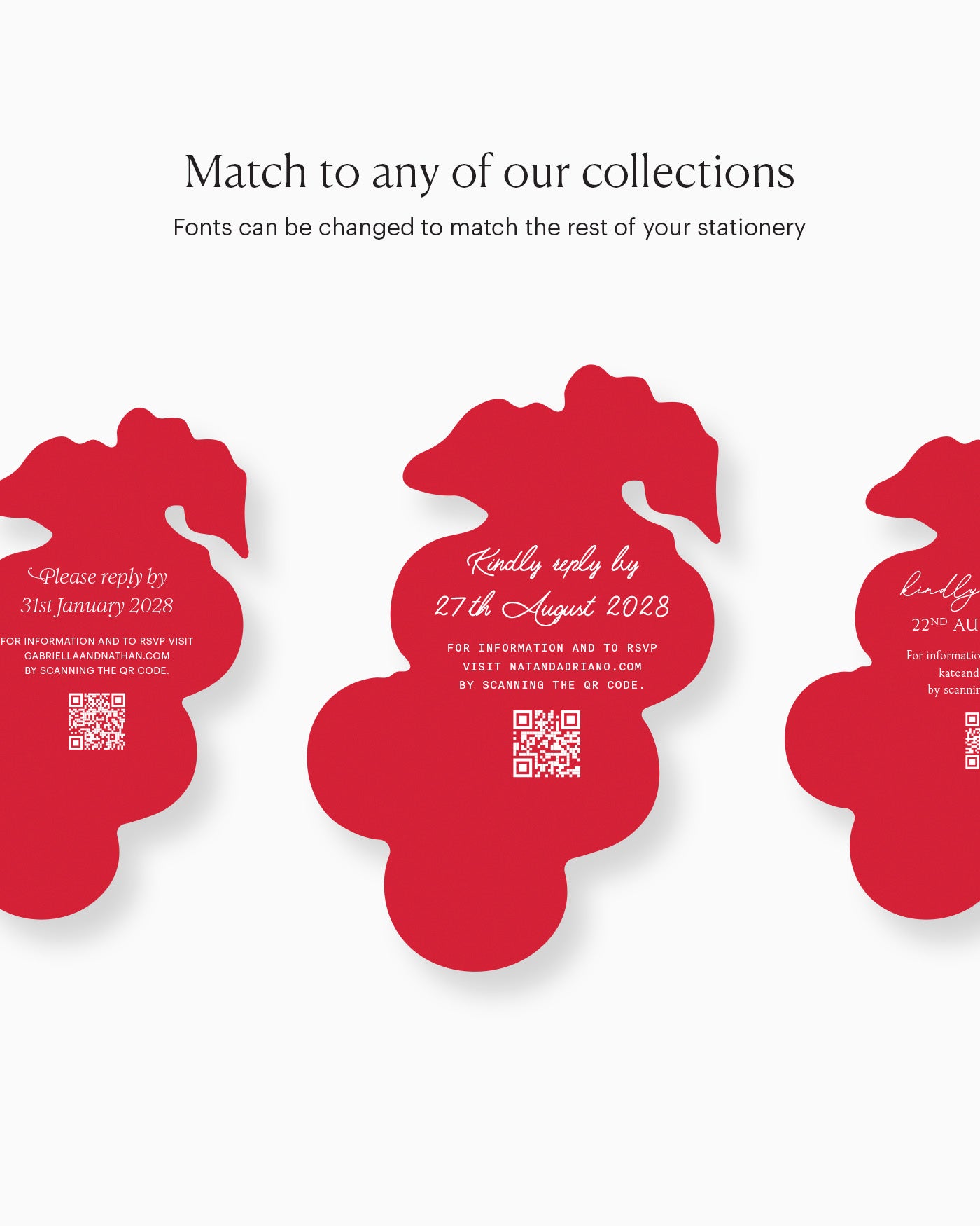 Minimal Tomatoes Insert Card matching collection mockup