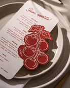 Minimal Tomatoes Place Card styled photograph