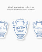 Minimal Vase Favour Tag matching collection mockup