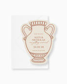 Minimal Vase Save the Date mockup