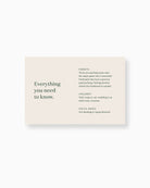Narrative Details Card mockup