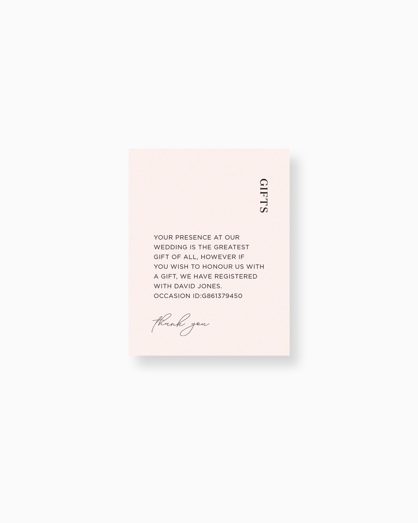Palms Note on Gifts mockup